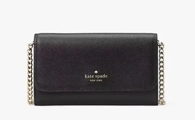 KATE SPADE New York NWT Darcy Chain Wallet/Crossbody Black  MSRP $269 • $169.05