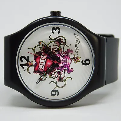 Ed Hardy By Christian Audigier Quartz Analog Men's Watch New Battery • $24.99