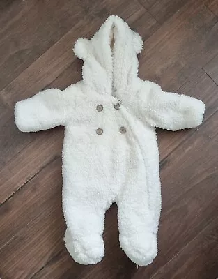 Matalan Pram Snow Suit - Size 0-3 Months • £2.99