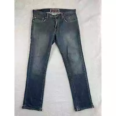 Levi's Jeans Mens 33x30 Blue 511 Skinny Low Rise Distressed Ripped (36x30) • $19.99