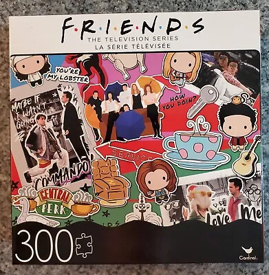 NEW Cardinal FRIENDS - THE TELEVISION SERIES 300 Piece Puzzle Cartoon Style • $10.95