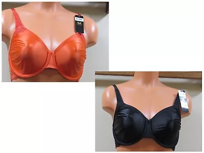 SALE NWT Wacoal 855187 Inspiration Underwire Lace Bra Coral Or Black • $16.50