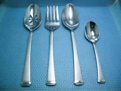 Mikasa HARMONY FROST Set Of 4 Serving Pieces Stainless 18/10 Flatware • $14.95