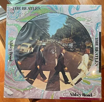 The Beatles (  ABBEY ROAD )  PICTURE DISC LP  FACTORY SEALED 1978 PROMO COPY! • $59.95