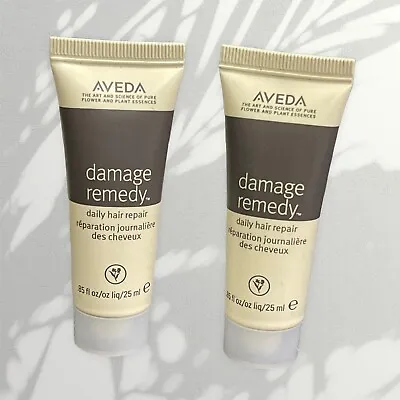 £13.99 • Buy 2x Aveda Damage Remedy Intensive Daily Hair Repair Treatment 25ml Travel Size