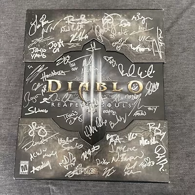 Diablo 3 Reaper Of Souls Collectors Edition For PC. Signed By Game Developers • $30.99