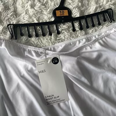 M&S Underskirt White Size 10 29  New • £6.55