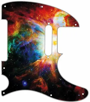 Telecaster Pickguard Custom Fender Tele 8 Hole Guitar Pick Guard Orion Nebula 2 • $58.91