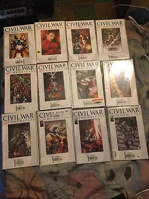 Civil War Chronicles #1-12 Full Set Marvel Comics 2007 • $69.99