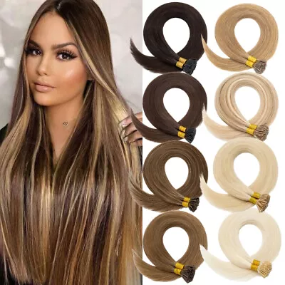 CLEARANCE I Tip  Nano Ring 100% Human Remy Hair Extensions Micro Loop Beads 300s • $34.89