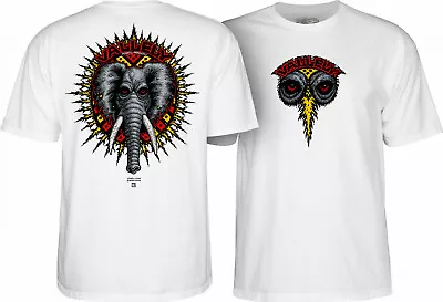 Powell Peralta Mike Vallely ELEPHANT Skateboard T Shirt WHITE • $20.95