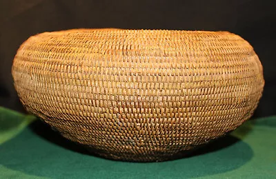 Antique Native American Indian Mission Basket 9 1/2  Diameter • $520