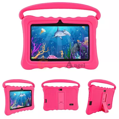 64GB 7  HD Kids Google Tablet Android 9.1 PC Dual Camera Quad-core Bundle Case • $55.29