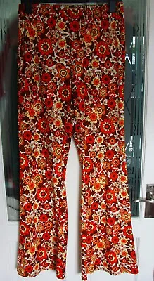 Shein Ladies Floral Wide Leg Trousers Size Xl • £7.99