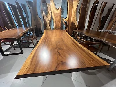 Live Edge Dining Table - Solid Wood Table | Farm Table | Conference Table | • $1730