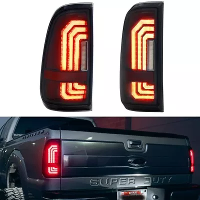 Morimoto LF733 XB LED Tail Lights SMOKE Lens  For 99-16 Ford F250 F350 F450 • $495