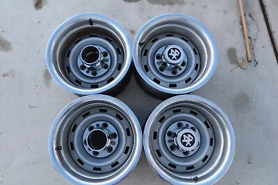 Set Of 4 1967-87 CHEVY GMC BLAZER TRUCK 4X4 6 LUG 15 X8 RALLY WHEELS RIMS • $850