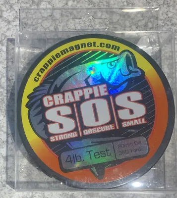 Crappie Magnet Trout Magnet SOS Copolymer Fishing Line 4 LB 350 YDS Clear • $10.99