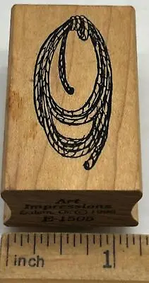 Art Impressions Rubber Stamp Rope Lasso Cowboy Cowgirl Rodeo Farm • $4.95