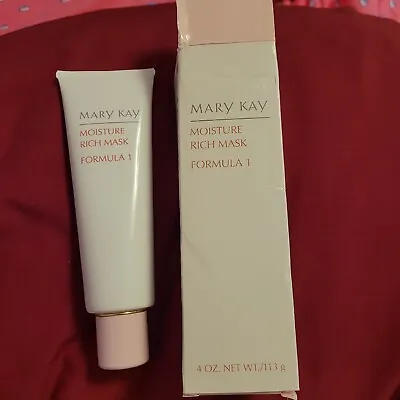 NEW IN BOX Mary Kay Moisture Rich Mask Formula 1 . Dry To Normal Skin 4 Oz • $22