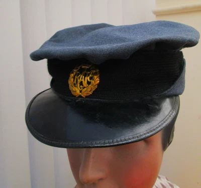 £79 • Buy Original RAF Wartime 1944 Dated Women’s Waaf Other Ranks Peak Cap Size 6 7/8ths 