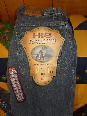 HIS Jeans - Mens Jeans - Vintage - New With Tags - Stone Washed - Size 31x30 • $20