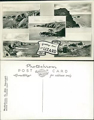£3.50 • Buy Cornwall The Lizard 5 Views Photochrom Real Photo