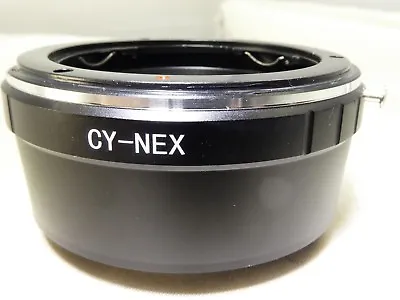 Contax Yashica C/Y - NEX Lens To Sony E Camera Mount Adapter Ring ILCE α6500 α7R • $12.74