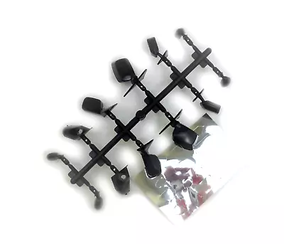 Black Rear View Mirrors - 6 Sets- For 1:10 RC Car Or Truck Suit Tamiya HPI Etc • $10.95