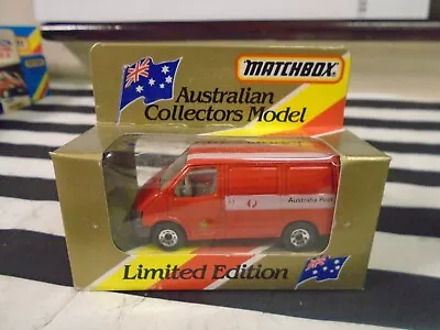 Matchbox Ford Transit Mk3 Australia Post Mb60 Mint Factory Sealed Rare Model New • £9.99