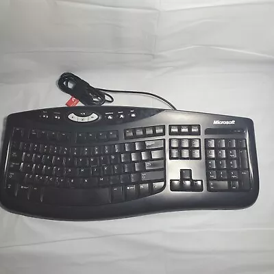 Microsoft Comfort Curve Keyboard 2000 V1.0 Ergonomic USB Wired Model KU-0459  • $31.97