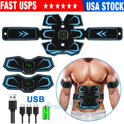 Electric Muscle Toner Machine ABS Toning Belt Simulation Fat Burner Belly Shaper • $25.81