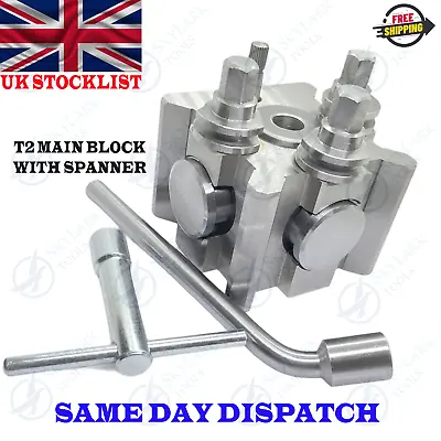 New Quick Change Tool Post T2 Main Block For Colchester Student / Master Etc • £142.80