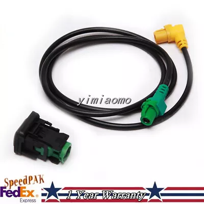 New Car AUX USB Switch Cable Fit For RCD510 RCD030 VW Golf Jetta GLI MK5/6 • $14.98