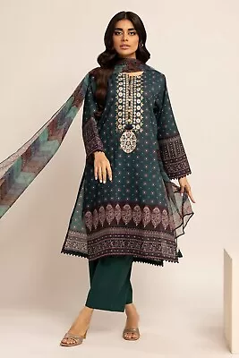 Brand New 3 Piece KHAADI Cambric Designer Suit (unstitched) BCA231006B • £18.99