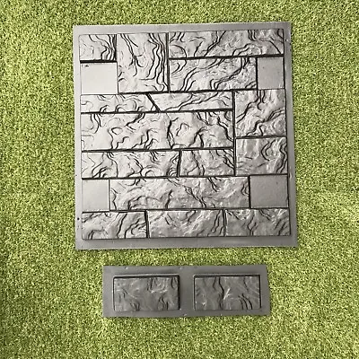 Set Of Molds Stone VENEER For Concrete Plaster Wall Brick Tiles • $47.99