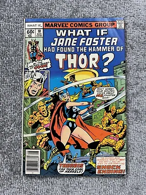 What If 10 1st Jane Foster As Thor MCU Raw Copy 1978 KEY ISSUE Thordis Marvel • $71