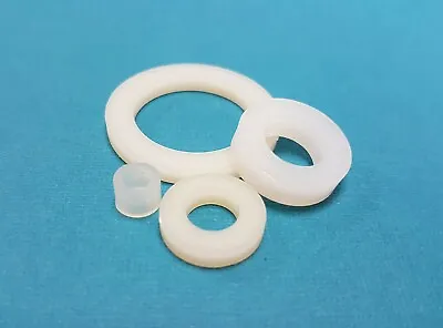 £1.75 • Buy Nylon Spacers /Washers /Shims, Plastic Fasteners 3.2mm - 5mm Thickness 