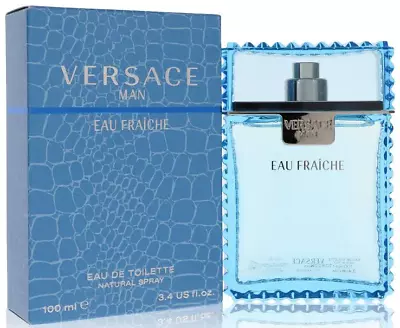 Eau Fraiche By Versace 3.4 Oz 100 Ml Eau De Toilette Brand New Sealed In Box • $33.99