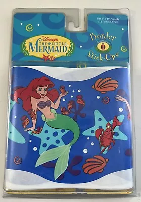 The Little Mermaid 5 Yard Border Stick-Ups Priss Prints Removable Vintage Disney • $26.50