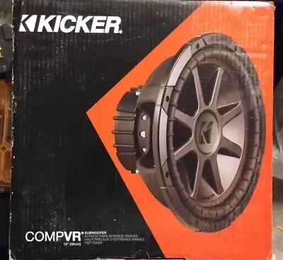 KICKER 43CVR124 CompVR 4 Ohm Subwoofer 12in. • $100