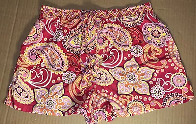 Vera Bradley Raspberry Fizz Cotton Pajama Sleep Shorts Size S • $6