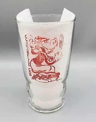 Vintage Disney Clarabelle Cow 1938 Bosco Glass Tumbler • $20