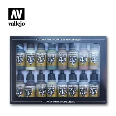 Vallejo Paint Set Allied Forces WWII - 16 17ml Bottles 71180 • $39.71