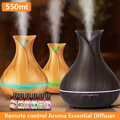 $27.05 • Buy Aroma Diffuser Aromatherapy Ultrasonic Air Mist Humidifier Purifier LED Electric