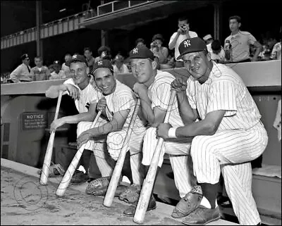 $7.95 • Buy Mickey Mantle Maris Berra Skowron Photo 8X10 New York Yankees 1960 FREE SHIPPING