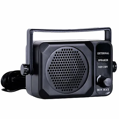 WORKMAN SH2P4 Mini EXTERNAL SPEAKER ! CB RADIO Two Way Police Scanner Ham Mobile • $12.80