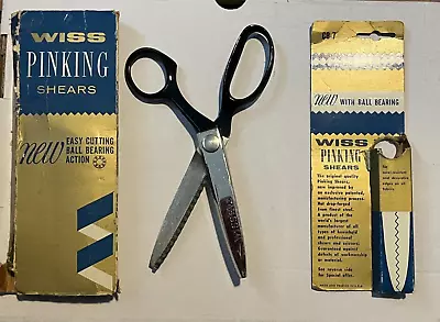 Vintage WISS Pinking Shears CB-7 CB7 With Original Box • $15.95