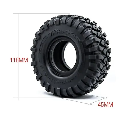 £24.99 • Buy 1.9  Rubber Wheel Tire 120MM For 1/10 RC Rock Crawler Axial SCX10 Traxxas TRX4