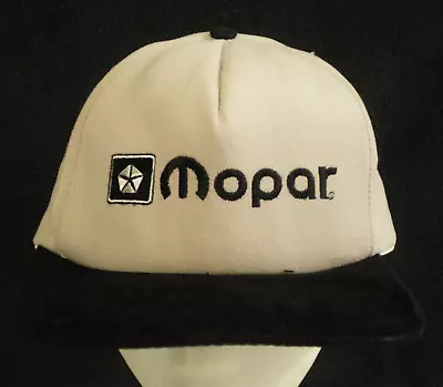 MOPAR Chrysler Motors Logo USA Vtg STRAPBACK HAT Cap (NEW & UNWORN WITHOUT TAGS) • $25.99